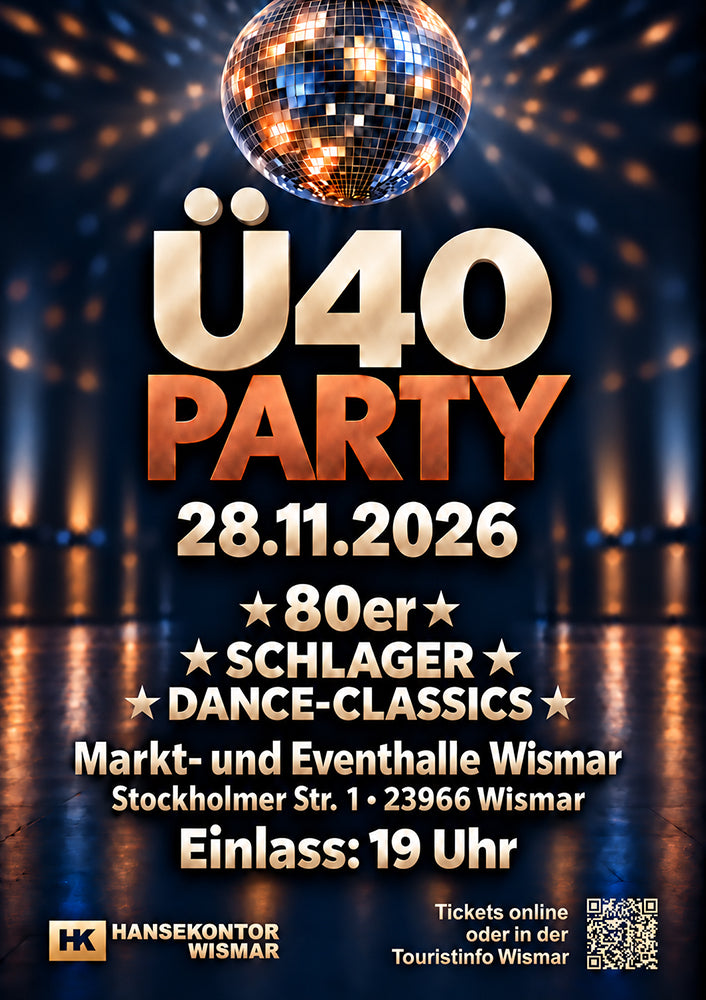 28.11.2026 | Ü40 Tanzparty in Wismar